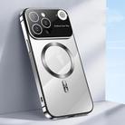 For iPhone 15 Pro Max Aromatherapy MagSafe Magnetic Phone Case(Starlight Silver) - 1