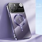 For iPhone 15 Pro Aromatherapy MagSafe Magnetic Phone Case(Dark Purple) - 1