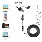 AN100 3 in 1 IP67 Waterproof USB-C / Type-C + Micro USB + USB HD Endoscope Snake Tube Inspection Camera for Parts of OTG Function Android Mobile Phone, with 6 LEDs, Lens Diameter:5.5mm(Length: 3.5m) - 5