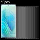 For Itel S23+ 50pcs 0.26mm 9H 2.5D Tempered Glass Film - 1