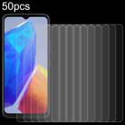 For Itel A60s 50pcs 0.26mm 9H 2.5D Tempered Glass Film - 1