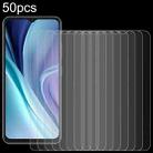 For Itel A50 50pcs 0.26mm 9H 2.5D Tempered Glass Film - 1