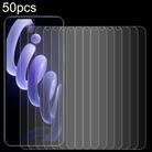 For itel City 100 50pcs 0.26mm 9H 2.5D Tempered Glass Film - 1