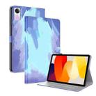 For Xiaomi Redmi Pad SE 11 inch Watercolor Pattern Flip Leather Tablet Case(Winter Snow) - 1