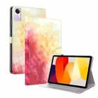 For Xiaomi Redmi Pad SE 11 inch Watercolor Pattern Flip Leather Tablet Case(Spring Cherry) - 1