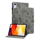 For Xiaomi Redmi Pad SE 11 inch Tiger Pattern Flip Leather Tablet Case(Grey) - 1