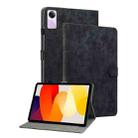 For Xiaomi Redmi Pad SE 11 inch Tiger Pattern Flip Leather Tablet Case(Black) - 1