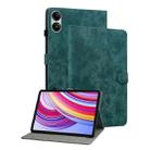 For Xiaomi Redmi Pad Pro 12.1 Tiger Pattern Flip Leather Tablet Case(Dark Green) - 1