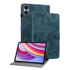 For Xiaomi Redmi Pad Pro 12.1 Tiger Pattern Flip Leather Tablet Case(Dark Blue) - 1