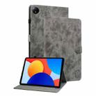 For Xiaomi Redmi Pad SE 8.7 Tiger Pattern Flip Leather Tablet Case(Grey) - 1