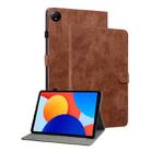 For Xiaomi Redmi Pad SE 8.7 Tiger Pattern Flip Leather Tablet Case(Brown) - 1