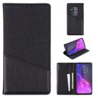 For Motorola Moto One Pro MUXMA MX109 Horizontal Flip Leather Case with Holder & Card Slot & Wallet Function(Black) - 1