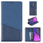 For Motorola Moto One Pro MUXMA MX109 Horizontal Flip Leather Case with Holder & Card Slot & Wallet Function(Blue) - 1