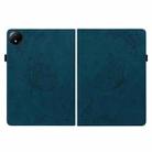 For Xiaomi Redmi Pad SE 8.7 Butterfly Flower Embossed Leather Tablet Case(Blue) - 2