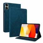 For Redmi Pad 2 / Redmi Pad SE 11 2025 Butterfly Flower Embossed Leather Tablet Case(Blue) - 1