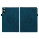 For Redmi Pad 2 / Redmi Pad SE 11 2025 Butterfly Flower Embossed Leather Tablet Case(Blue) - 3