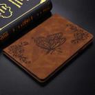 For Redmi Pad 2 / Redmi Pad SE 11 2025 Butterfly Flower Embossed Leather Tablet Case(Brown) - 2