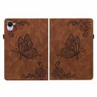 For Xiaomi Redmi K Pad 8.8 inch Butterfly Flower Embossed Leather Tablet Case(Brown) - 3
