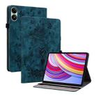 For Xiaomi Redmi Pad Pro 12.1 Butterfly Rose Embossed Leather Tablet Case(Dark Blue) - 1