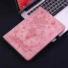 For Xiaomi Redmi Pad SE 8.7 Butterfly Rose Embossed Leather Tablet Case(Pink) - 2