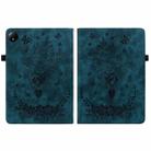 For Xiaomi Redmi Pad SE 8.7 Butterfly Rose Embossed Leather Tablet Case(Dark Blue) - 3