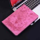 For Xiaomi Pad 7 / Pad 7 Pro Butterfly Rose Embossed Leather Tablet Case(Rose Red) - 2