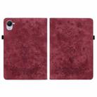For Xiaomi Redmi K Pad 8.8 inch Butterfly Rose Embossed Leather Tablet Case(Red) - 2