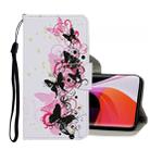 For Xiaomi Mi 10 5G Colored Drawing Pattern Horizontal Flip Leather Case with Holder & Card Slots & Wallet(Four Butterfly) - 1