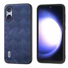 For Sony Xperia 5 V ABEEL Weave Plaid PU Phone Case(Blue) - 1