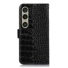 For Sony Xperia 1 VI Crocodile Top Layer Cowhide Leather Phone Case(Black) - 3