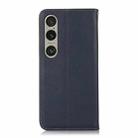 For Sony Xperia 1 VI KHAZNEH Nappa Top Layer Cowhide Leather Phone Case(Blue) - 3