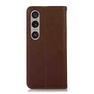 For Sony Xperia 1 VI KHAZNEH Nappa Top Layer Cowhide Leather Phone Case(Brown) - 3