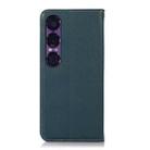 For Sony Xperia 1 VII KHAZNEH Nappa Top Layer Cowhide Leather Phone Case(Green) - 3