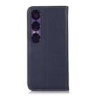 For Sony Xperia 1 VII KHAZNEH Nappa Top Layer Cowhide Leather Phone Case(Blue) - 3