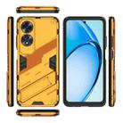 For OPPO A60 4G Global Punk Armor 2 in 1 PC + TPU Phone Case with Holder(Orange) - 3