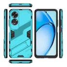 For OPPO A60 4G Global Punk Armor 2 in 1 PC + TPU Phone Case with Holder(Blue) - 3