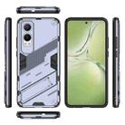 For OPPO K12x Punk Armor 2 in 1 PC + TPU Phone Case with Holder(Grey) - 3