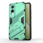 For OPPO K12x Punk Armor 2 in 1 PC + TPU Phone Case with Holder(Green) - 1