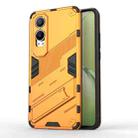 For OPPO K12x Punk Armor 2 in 1 PC + TPU Phone Case with Holder(Orange) - 1