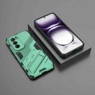 For OPPO Reno12 Global Punk Armor 2 in 1 PC + TPU Phone Case with Holder(Green) - 2