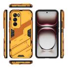 For OPPO Reno12 Pro Global Punk Armor 2 in 1 PC + TPU Phone Case with Holder(Orange) - 3