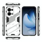 For OPPO Reno13 5G Global Punk Armor 2 in 1 PC + TPU Phone Case with Holder(White) - 3