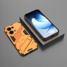 For OPPO Reno13 5G Global Punk Armor 2 in 1 PC + TPU Phone Case with Holder(Orange) - 2