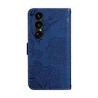 For Sony Xperia 1 VII HT03 Skin Feel Butterfly Embossed Flip Leather Phone Case(Blue) - 3