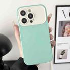 For iPhone 15 Pro Max Liquid Silicone Phone Case(Mint Green) - 1