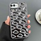 For iPhone 8 Plus / 7 Plus / 6 Plus Cloud Texture Electroplated TPU Phone Case(Black) - 1