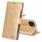 For iPhone 15 Plus GOOSPERY BLUE MOON Crazy Horse Texture Leather Phone Case(Gold) - 1