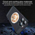 For iPhone 11 Honeycomb Hole Copper Cooling Phone Case with Lens Film(Black) - 4