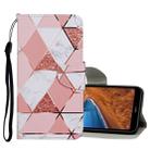 For Xiaomi Redmi Note 8 Colored Drawing Pattern Horizontal Flip Leather Case with Holder & Card Slots & Wallet(Marble) - 1