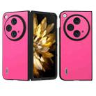 For OPPO Find N3 / OnePlus Open ABEEL Haze Texture PU Phone Case(Red) - 1